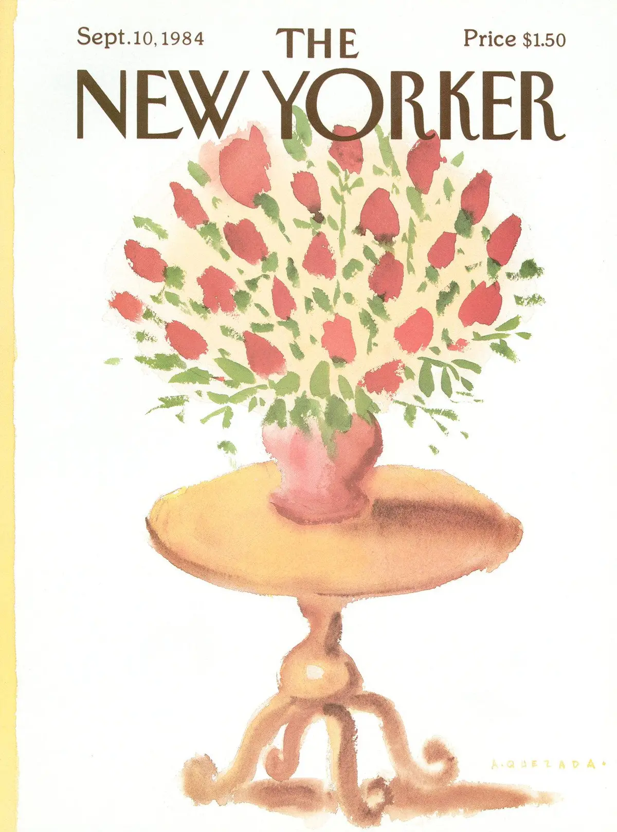 Обложка The New Yorker, 10 сентября 1984, художник Абель Кесада