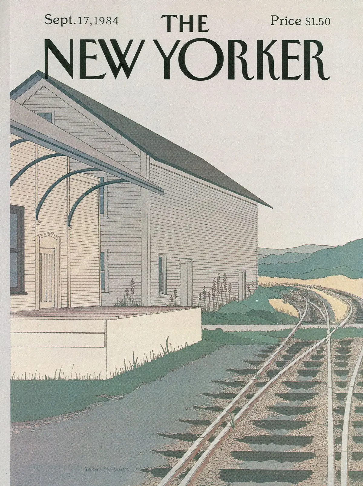 Обложка The New Yorker, 17 сентября 1984, художник Гретхен Доу Симпсон