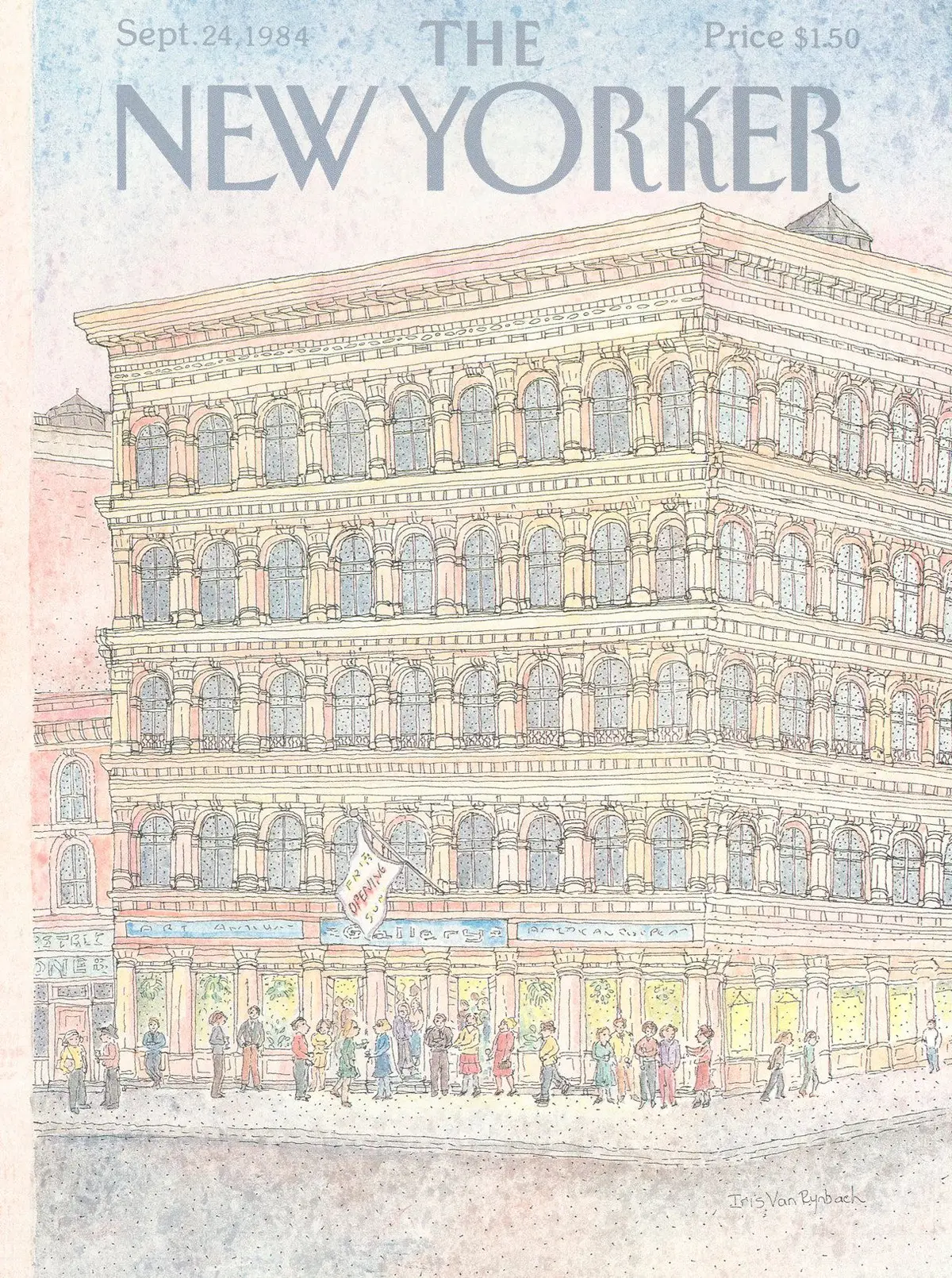 Обложка The New Yorker, 24 сентября 1984, художник Айрис Ван Райнбах