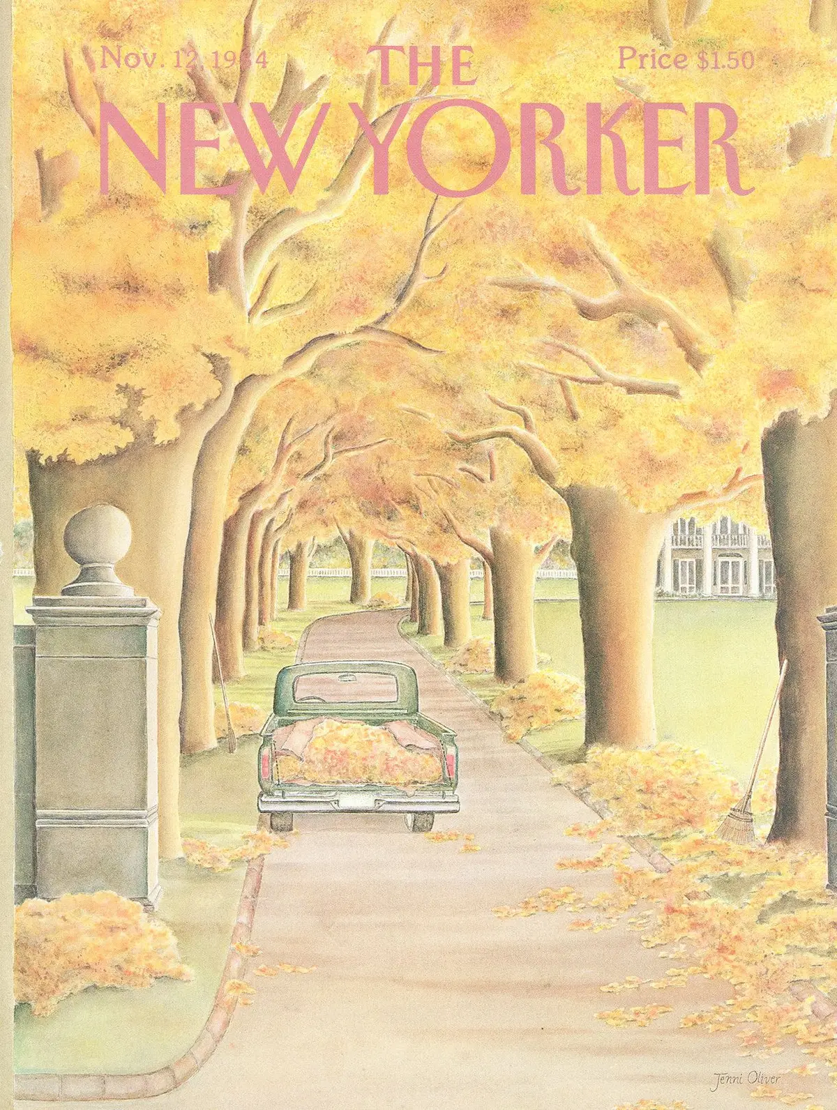 Обложка The New Yorker, 12 ноября 1984, художник Дженни Оливер