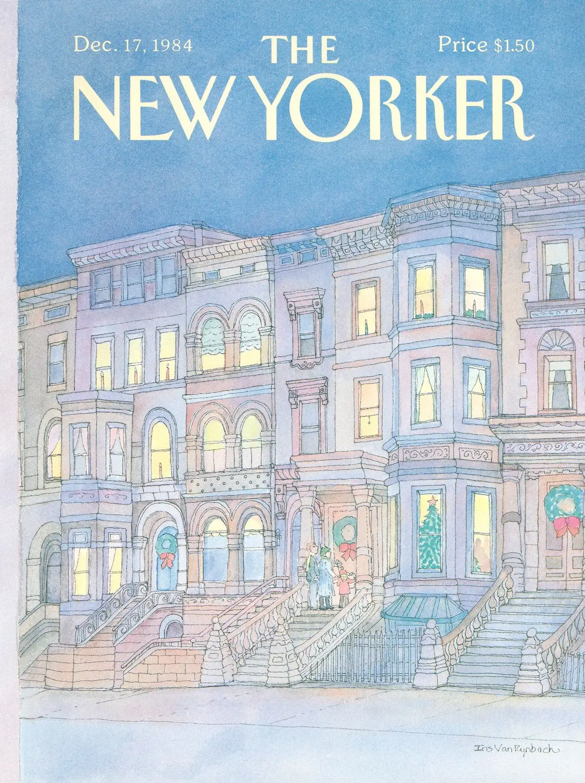 Обложка The New Yorker, 17 декабря 1984, художник Айрис Ван Райнбах
