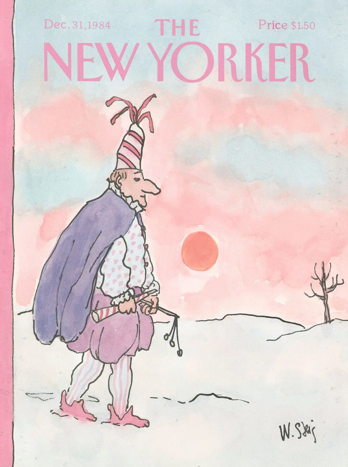 Обложка The New Yorker, 31 декабря 1984, художник Уильям Стейг