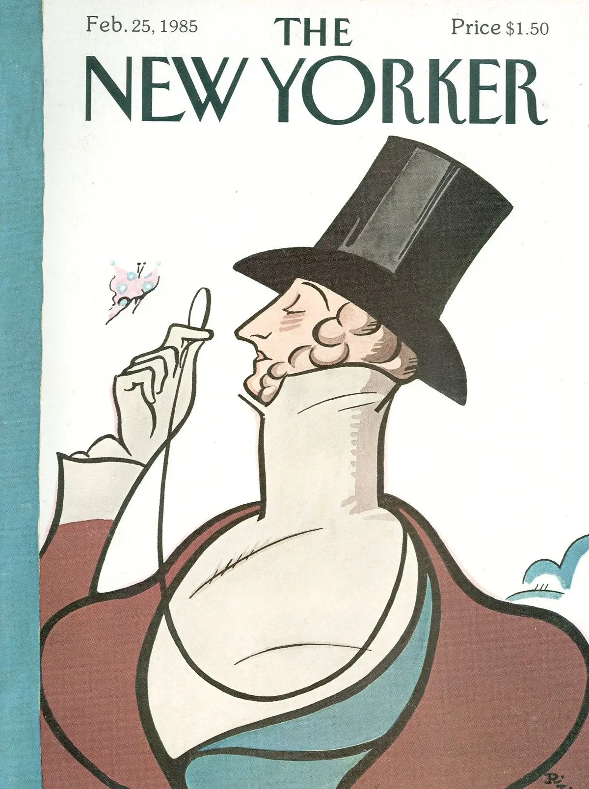 Обложка The New Yorker, 25 февраля 1985, художник Реа Ирвин