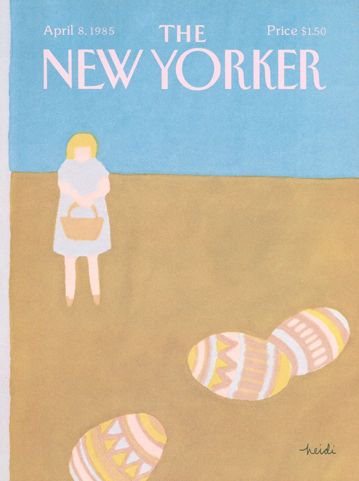 Обложка The New Yorker, 8 апреля 1985, художник Хайди Гённель
