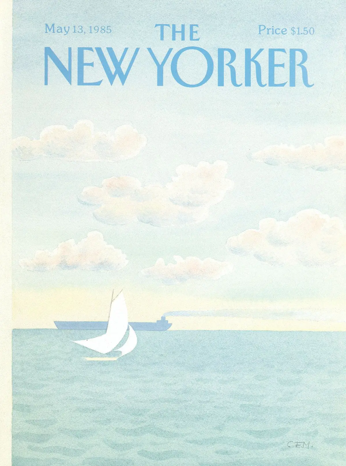 Обложка The New Yorker, 13 мая 1985, художник Чарльз Э. Мартин