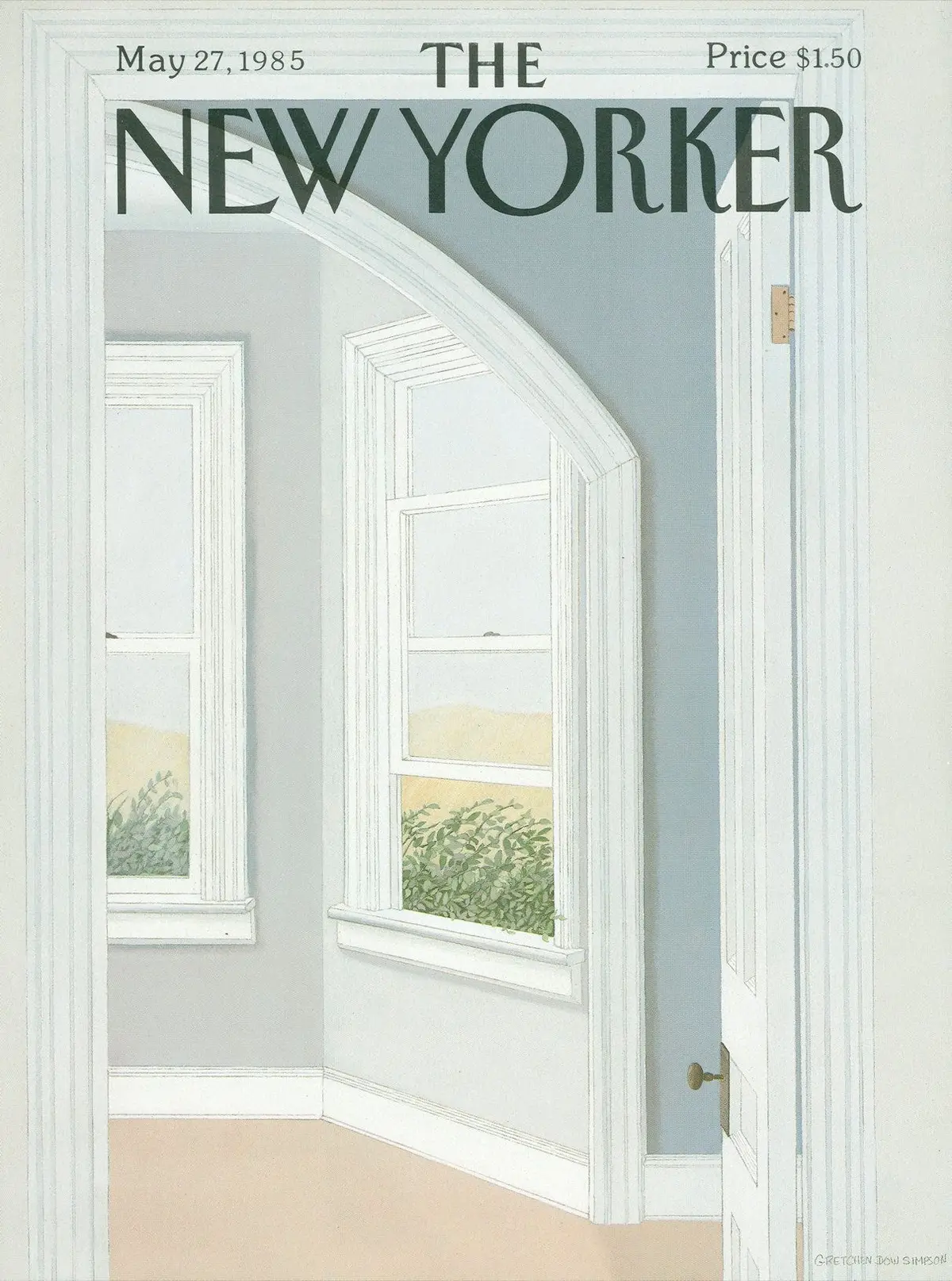 Обложка The New Yorker, 27 мая 1985, художник Гретхен Доу Симпсон