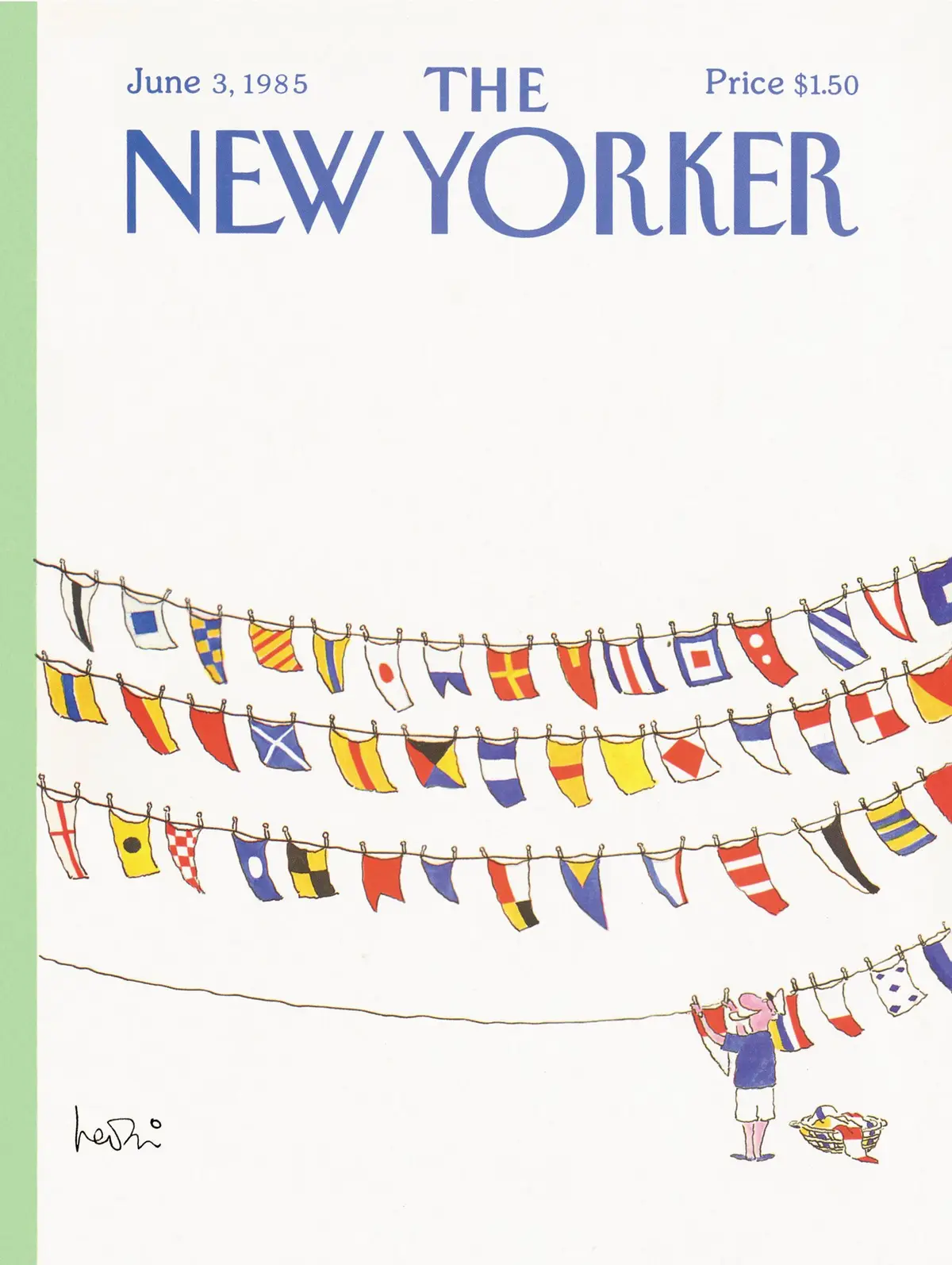 Обложка The New Yorker, 3 июня 1985, художник Арни Левин