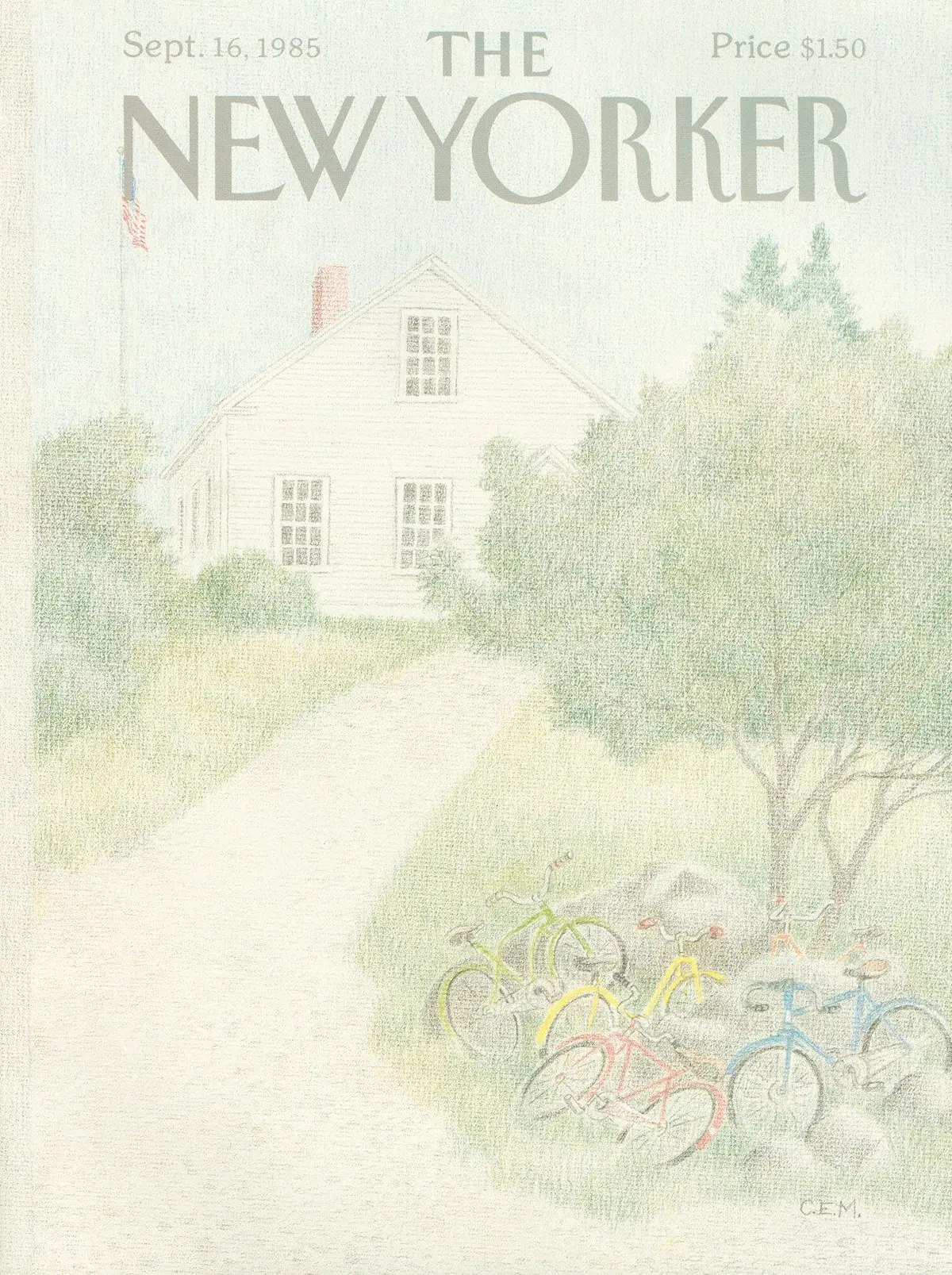 Обложка The New Yorker, 16 сентября 1985, художник Чарльз Э. Мартин