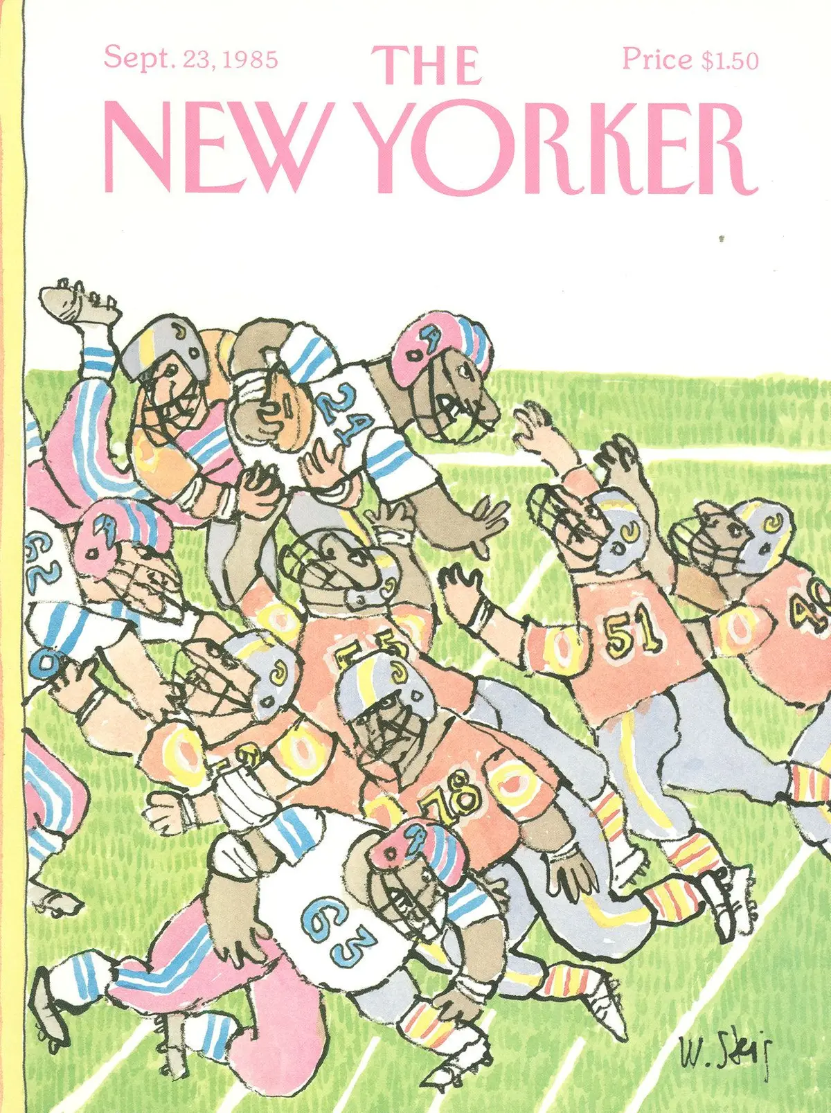 Обложка The New Yorker, 23 сентября 1985, художник Уильям Стейг