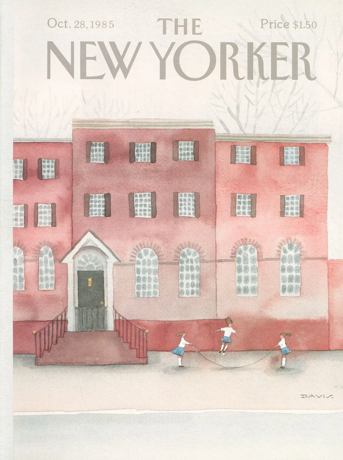 Обложка The New Yorker, 28 октября 1985, художник Сьюзен Дэвис