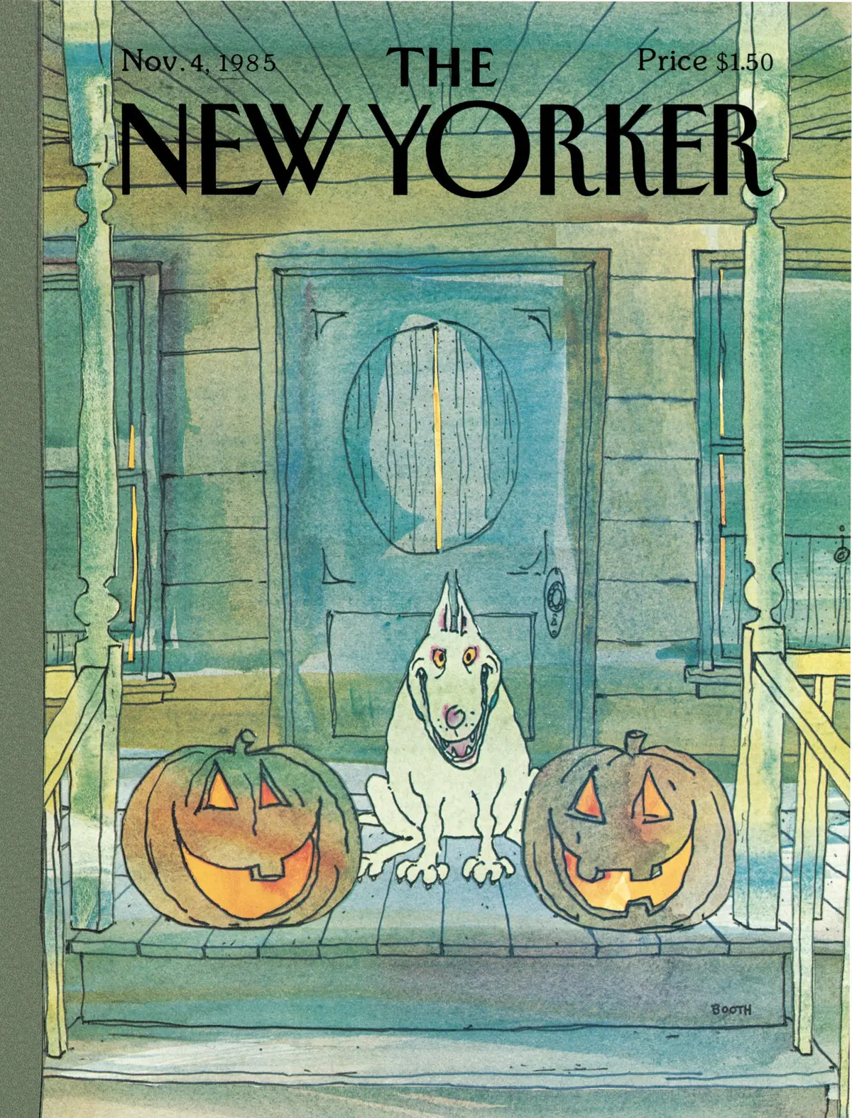 Обложка The New Yorker, 4 ноября 1985, художник Джордж Бут
