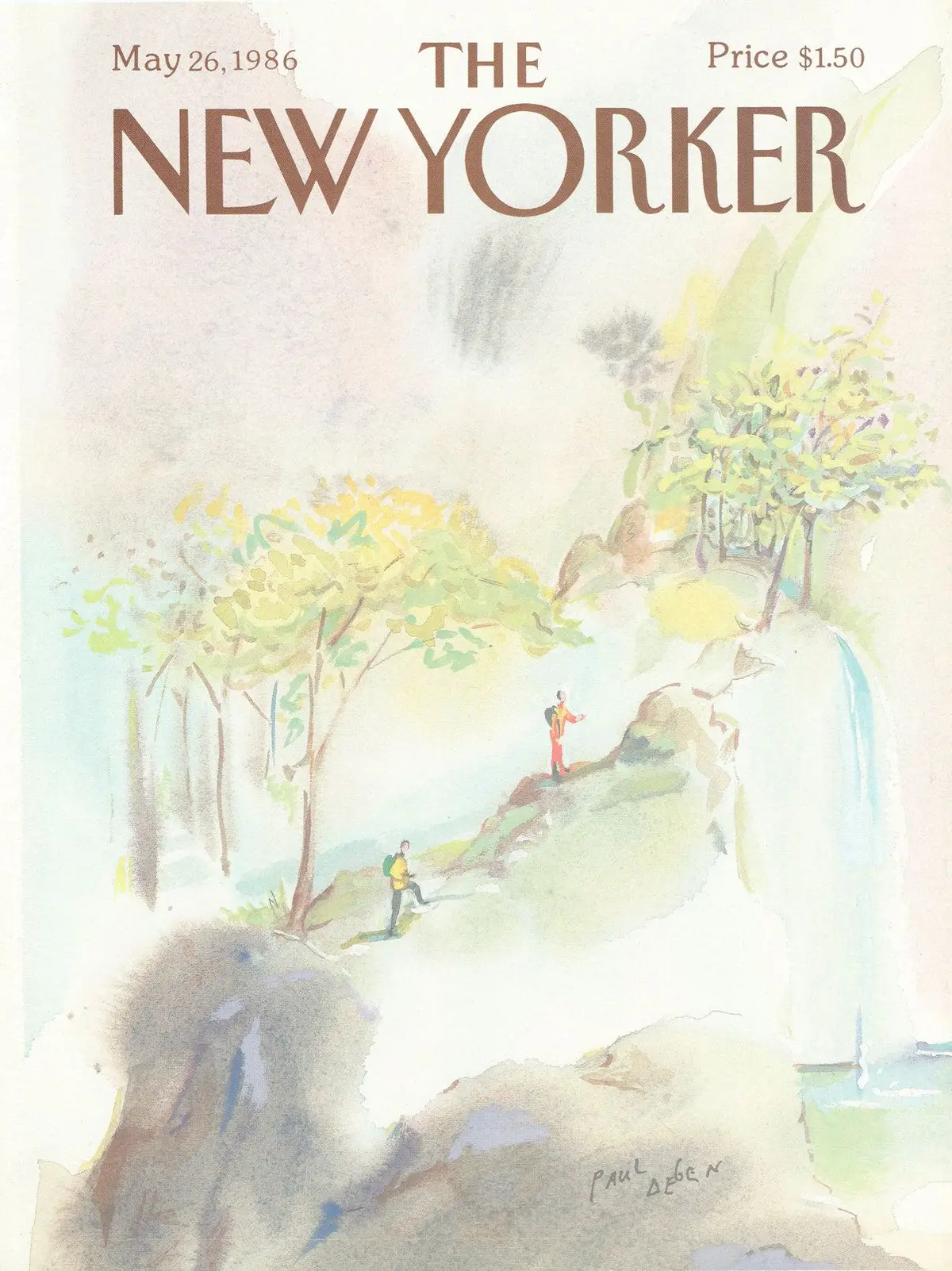 Обложка The New Yorker, 26 мая 1986, художник Пол Деген
