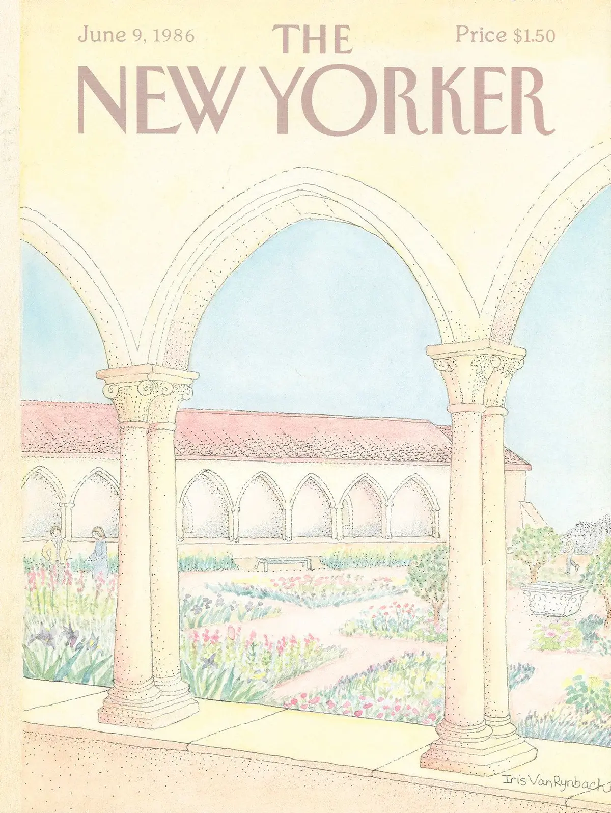 Обложка The New Yorker, 9 июня 1986, художник Айрис Ван Райнбах