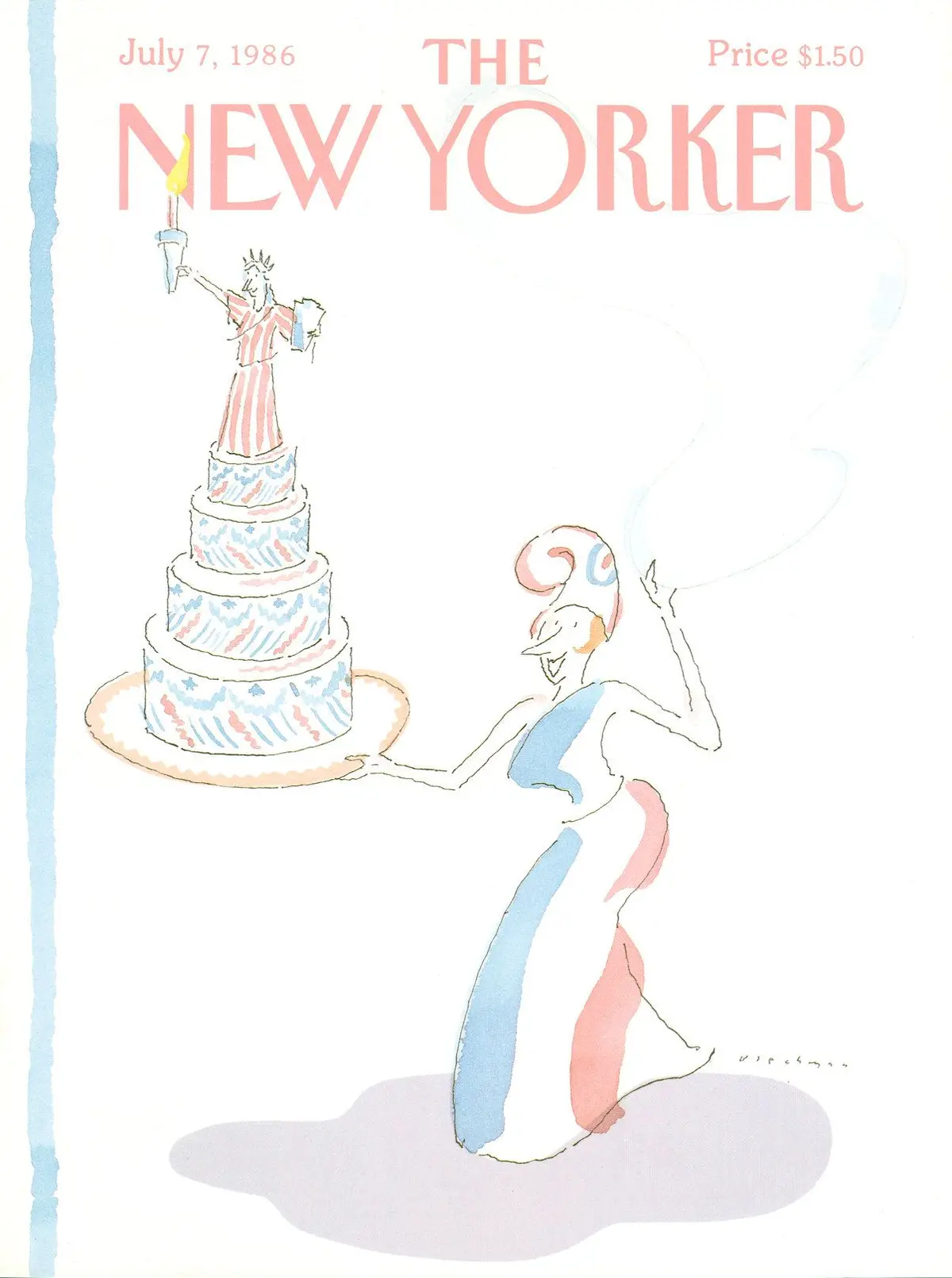 Обложка The New Yorker, 7 июля 1986, художник Р. О. Блекман