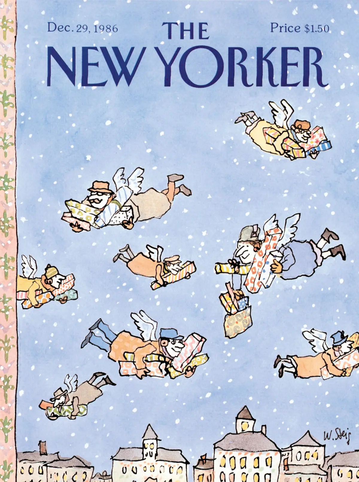 Обложка The New Yorker, 29 декабря 1986, художник Уильям Стейг