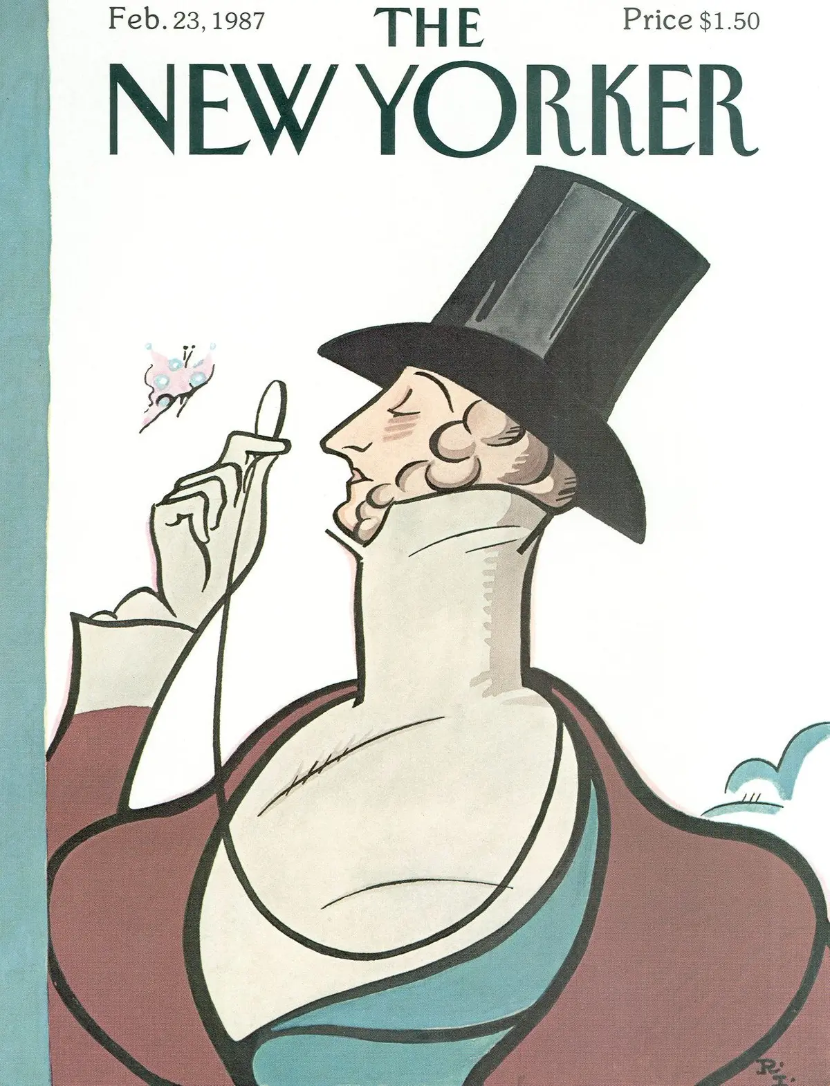 Обложка The New Yorker, 23 февраля 1987, художник Реа Ирвин