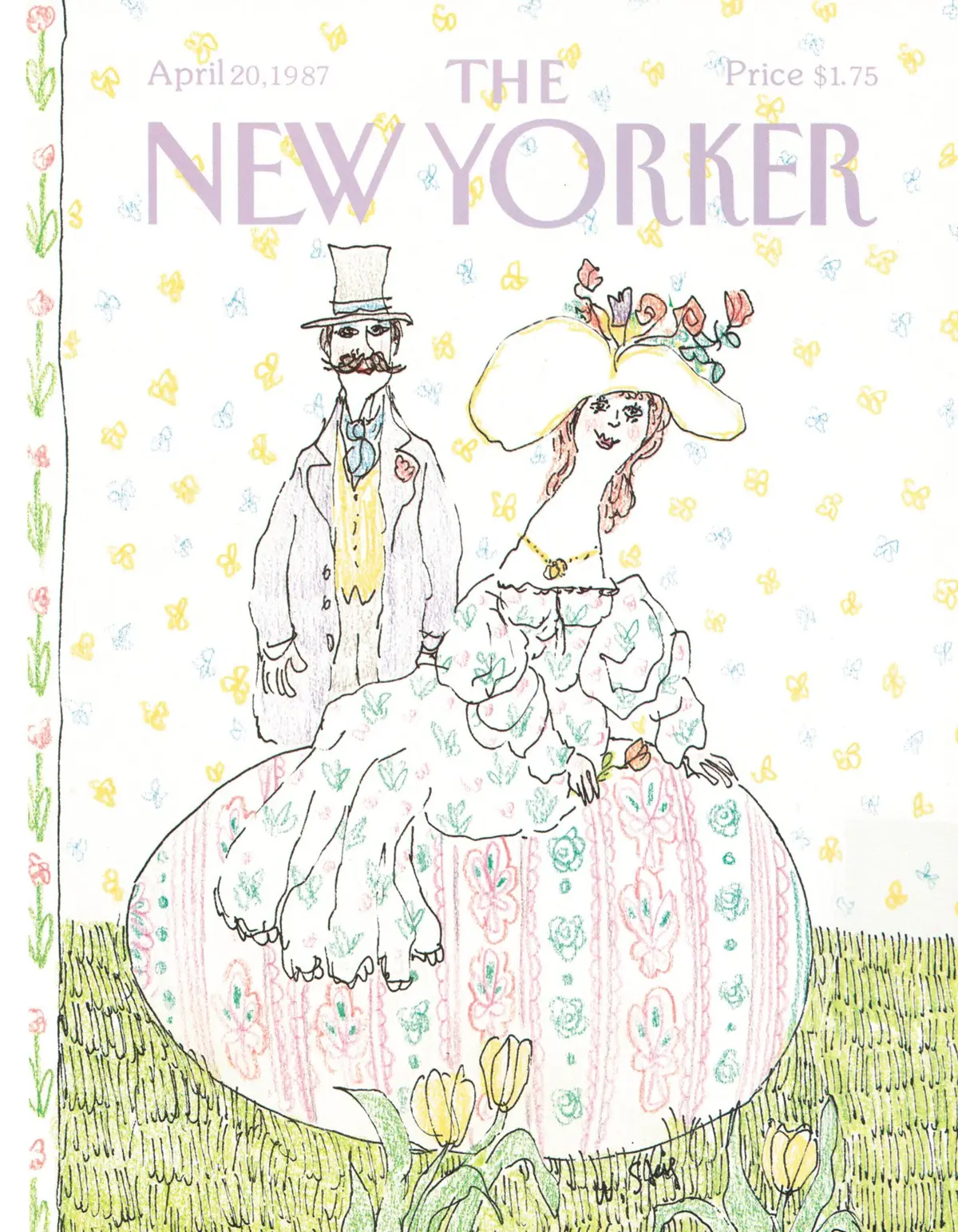 Обложка The New Yorker, 20 апреля 1987, художник Уильям Стейг