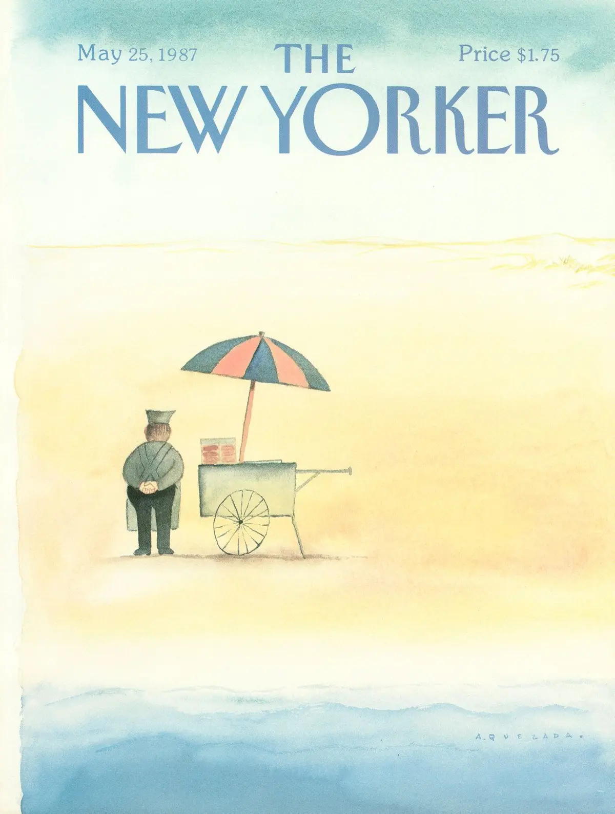 Обложка The New Yorker, 25 мая 1987, художник Абель Кесада