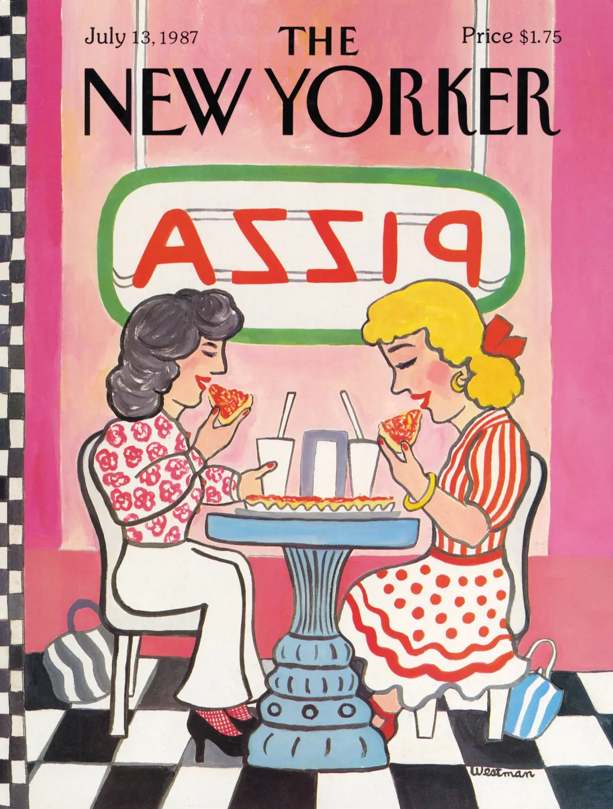 Обложка The New Yorker, 13 июля 1987, художник Барбара Уэстман