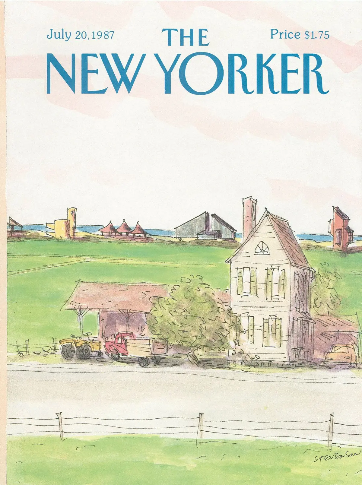 Обложка The New Yorker, 20 июля 1987, художник Джеймс Стивенсон