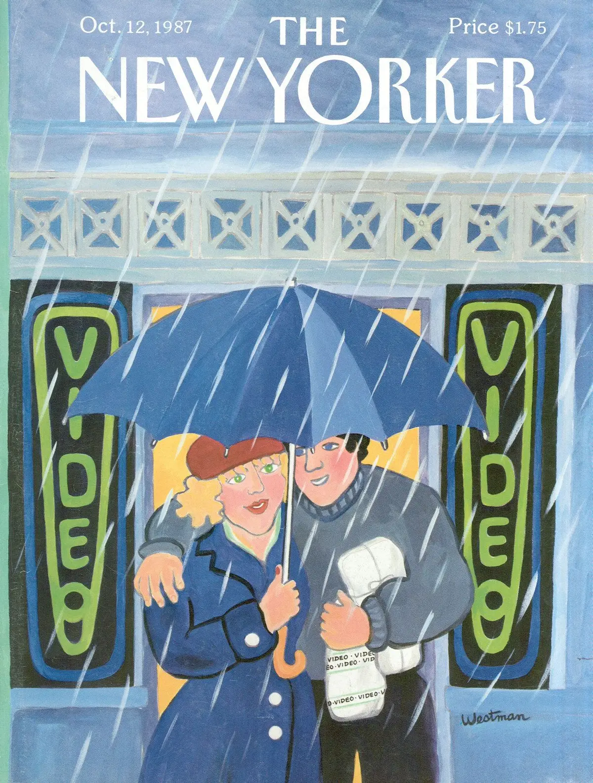 Обложка The New Yorker, 12 октября 1987, художник Барбара Уэстман