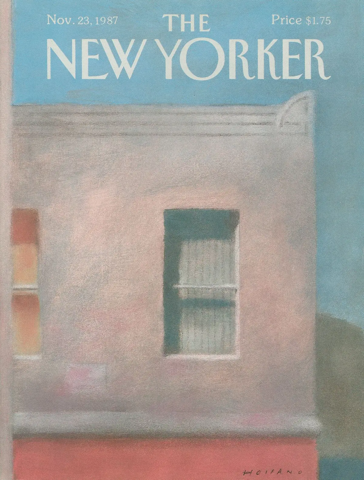 Обложка The New Yorker, 23 ноября 1987, художник Брэд Холланд