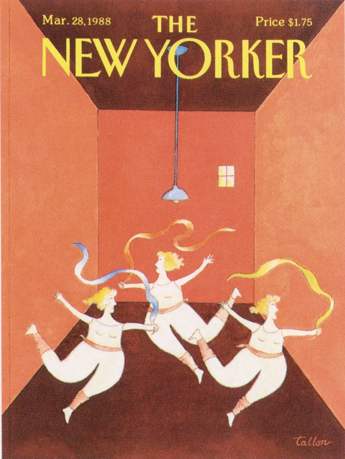 Обложка The New Yorker, 28 марта 1988, художник Роберт Таллон