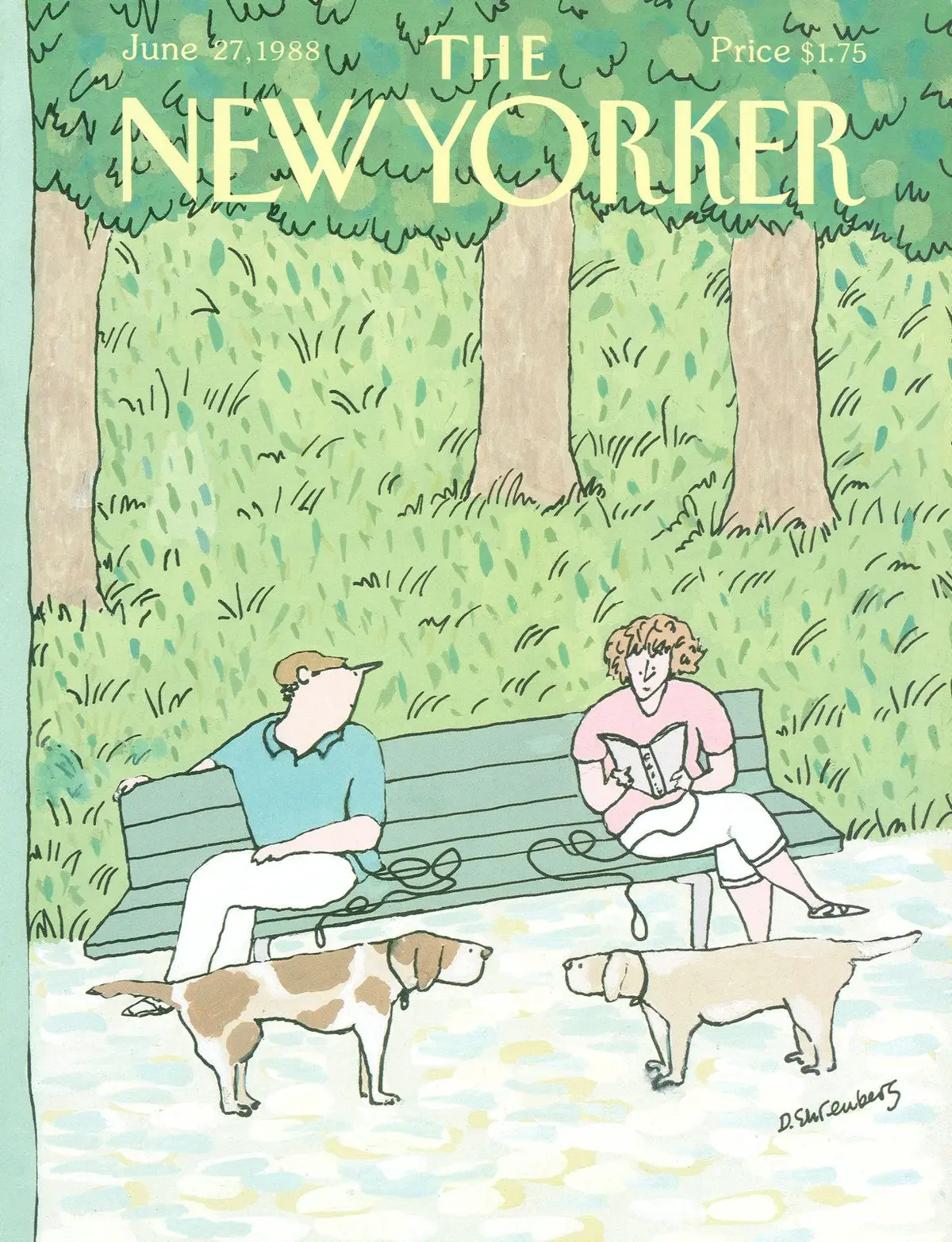 Обложка The New Yorker, 27 июня 1988, художник Девера Эренберг