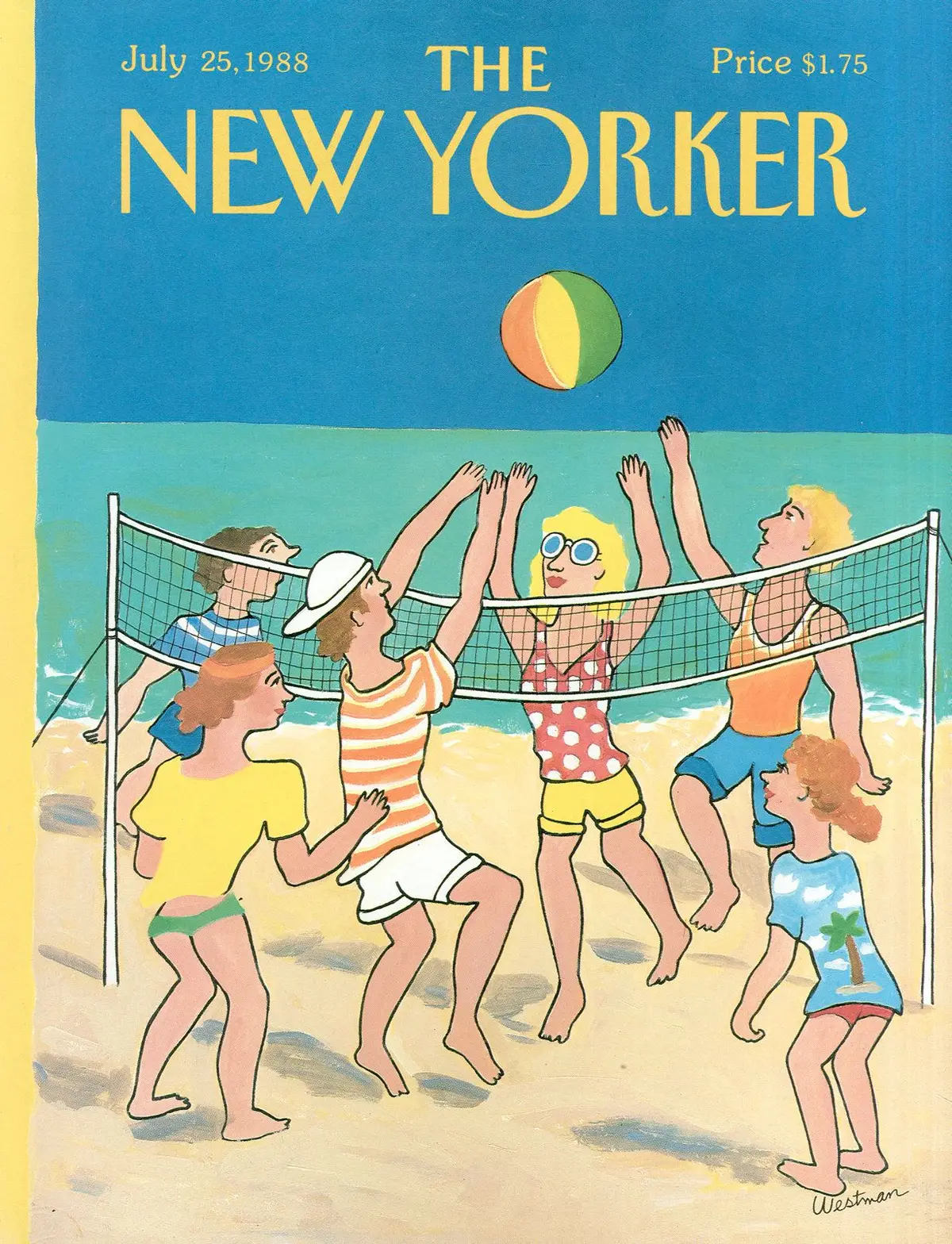 Обложка The New Yorker, 25 июля 1988, художник Барбара Уэстман