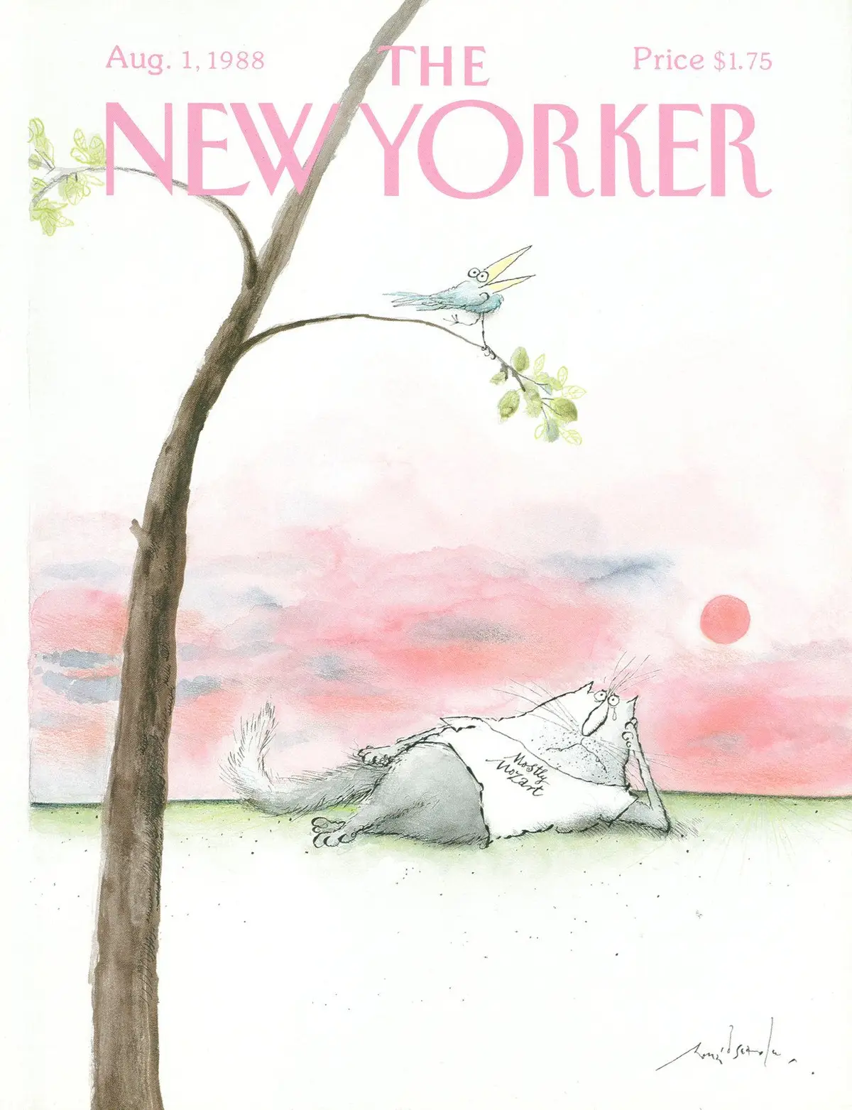 Обложка The New Yorker, 1 августа 1988, художник Рональд Сёрл