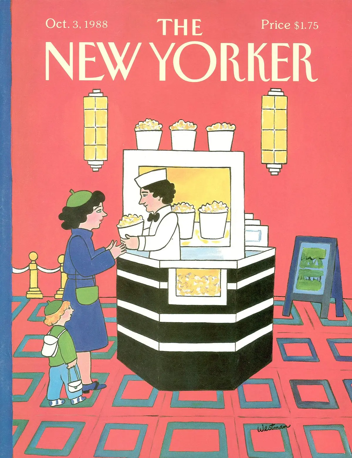 Обложка The New Yorker, 3 октября 1988, художник Барбара Уэстман