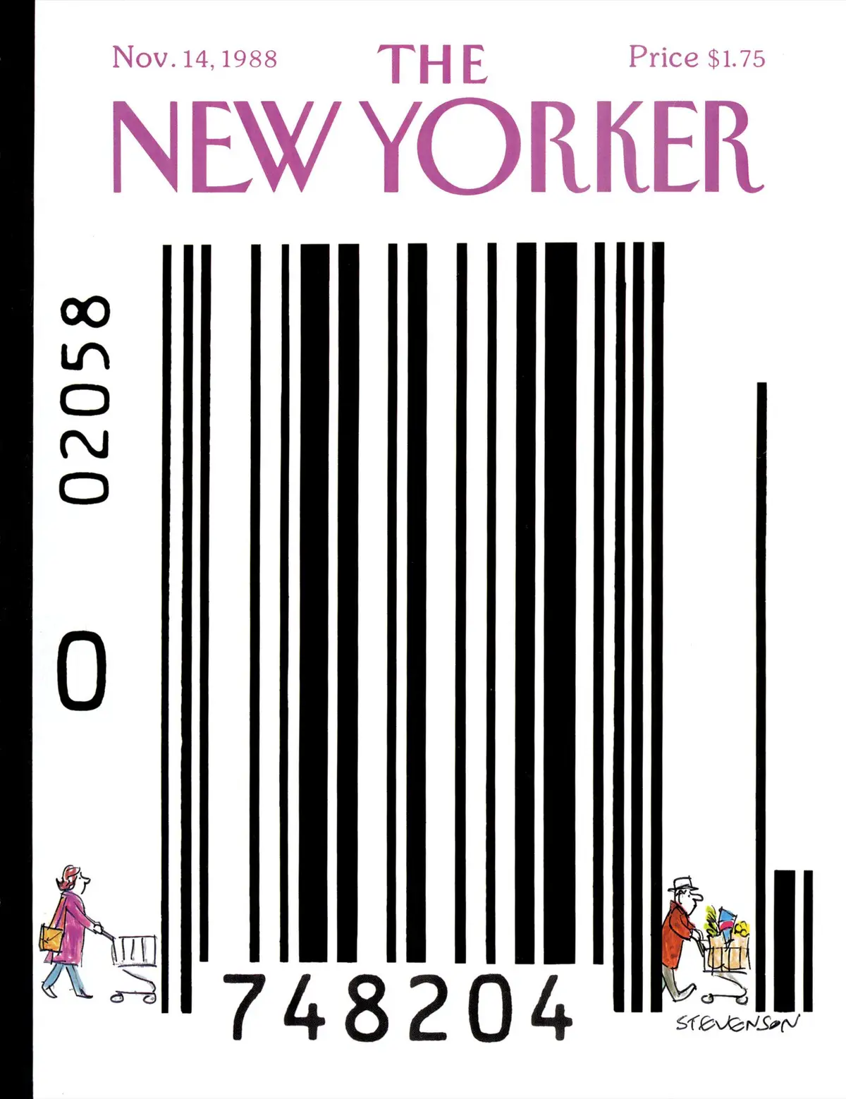 Обложка The New Yorker, 14 ноября 1988, художник Джеймс Стивенсон