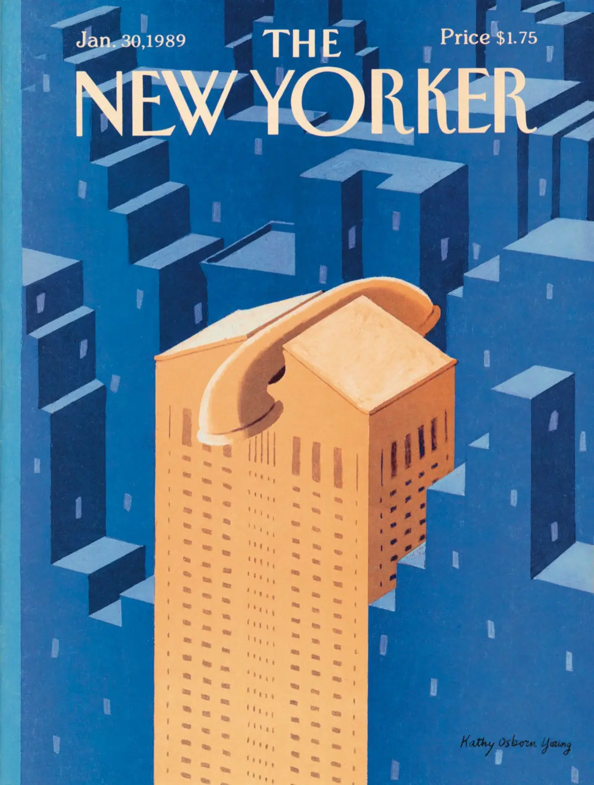 Обложка The New Yorker, 30 января 1989, художник Кэти Осборн Янг