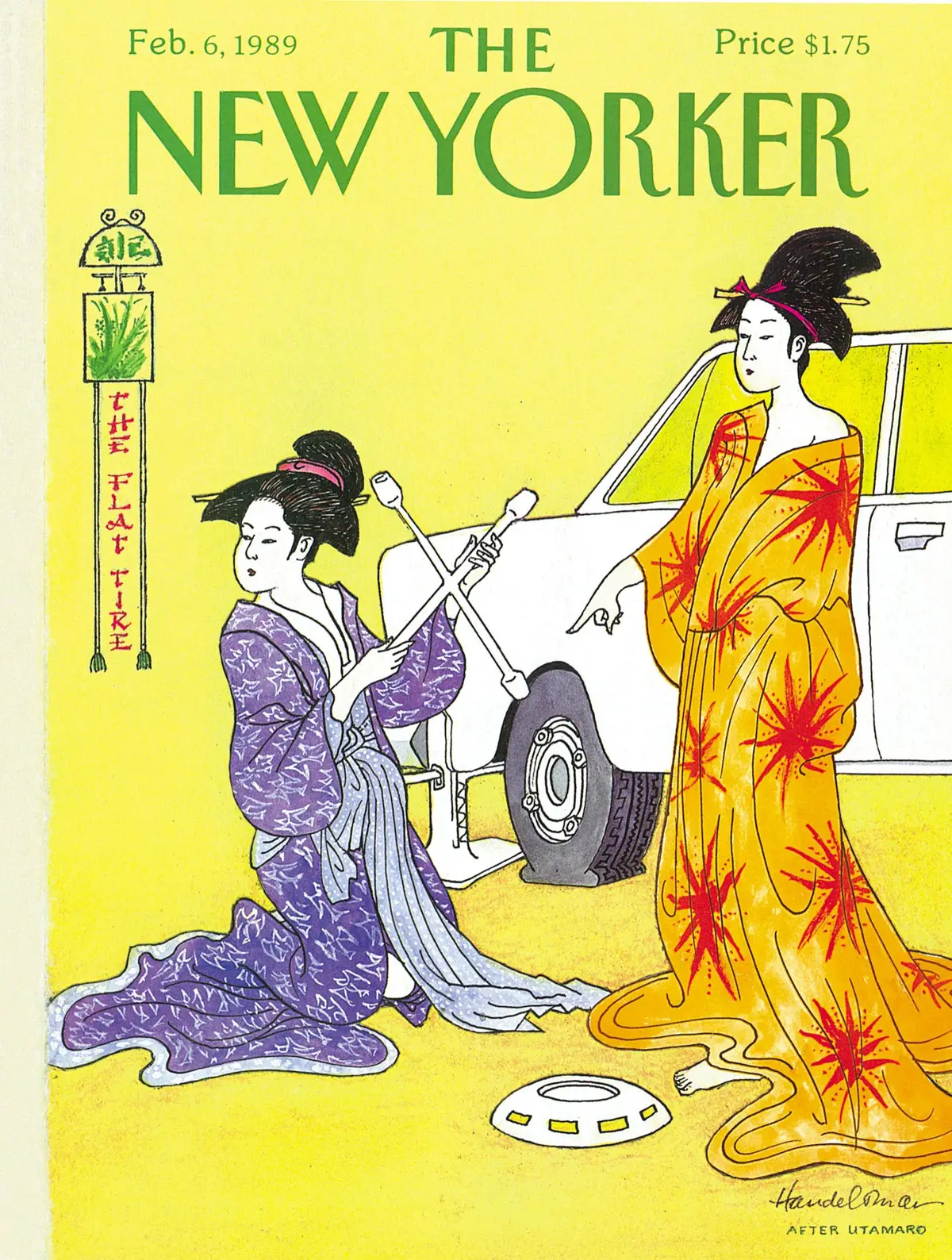 Обложка The New Yorker, 6 февраля 1989, художник Дж. Б. Хендельсман