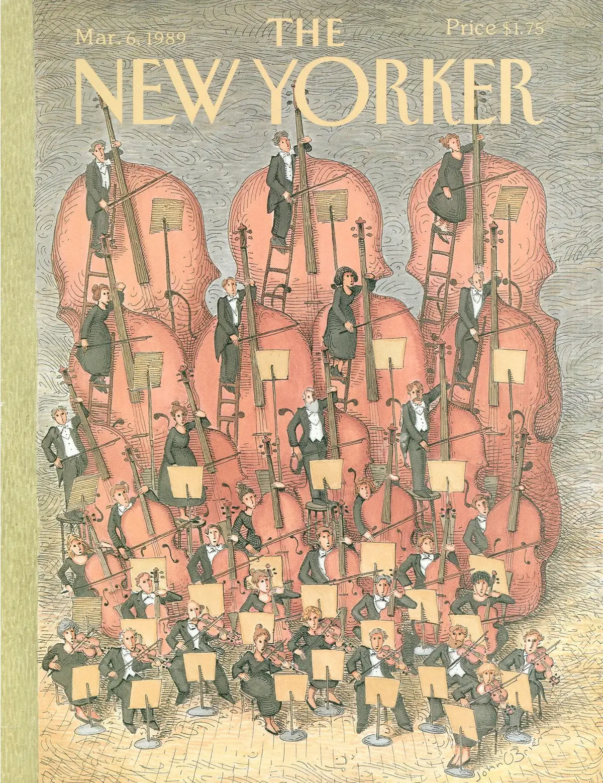 Обложка The New Yorker, 6 марта 1989, художник Джон О’Брайен