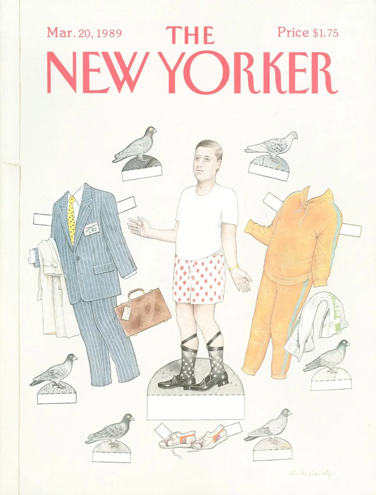 Обложка The New Yorker, 20 марта 1989, художник Энн Маккарти
