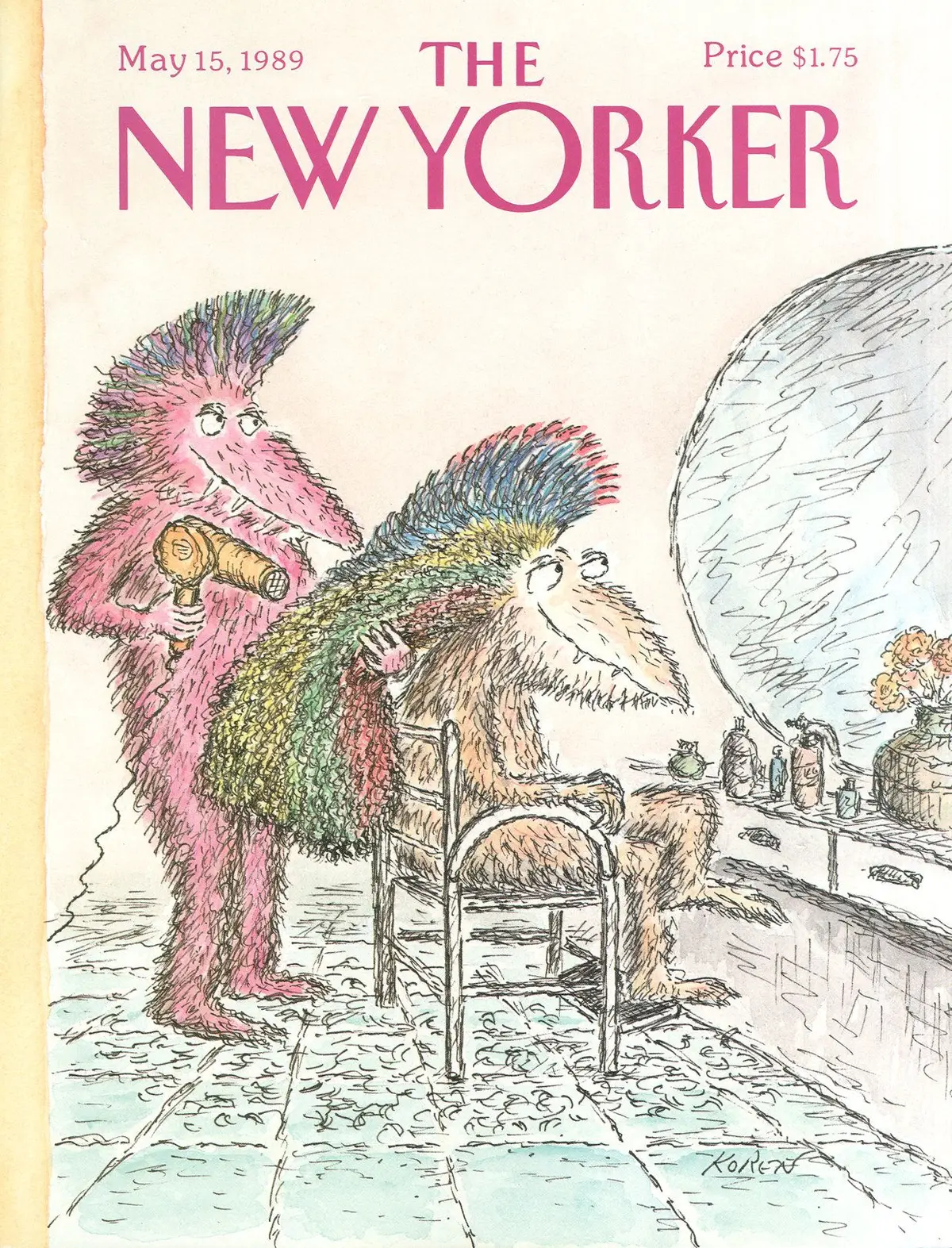 Обложка The New Yorker, 15 мая 1989, художник Эдвард Корен