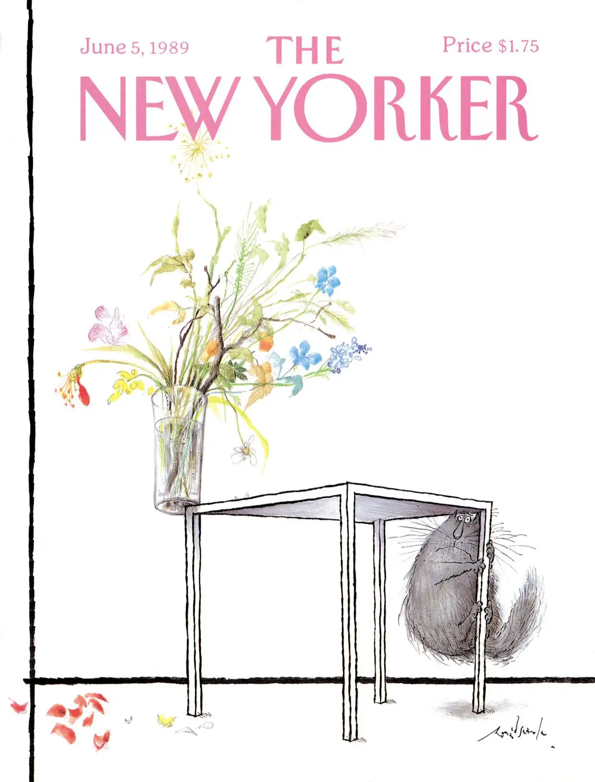 Обложка The New Yorker, 5 июня 1989, художник Рональд Сёрл
