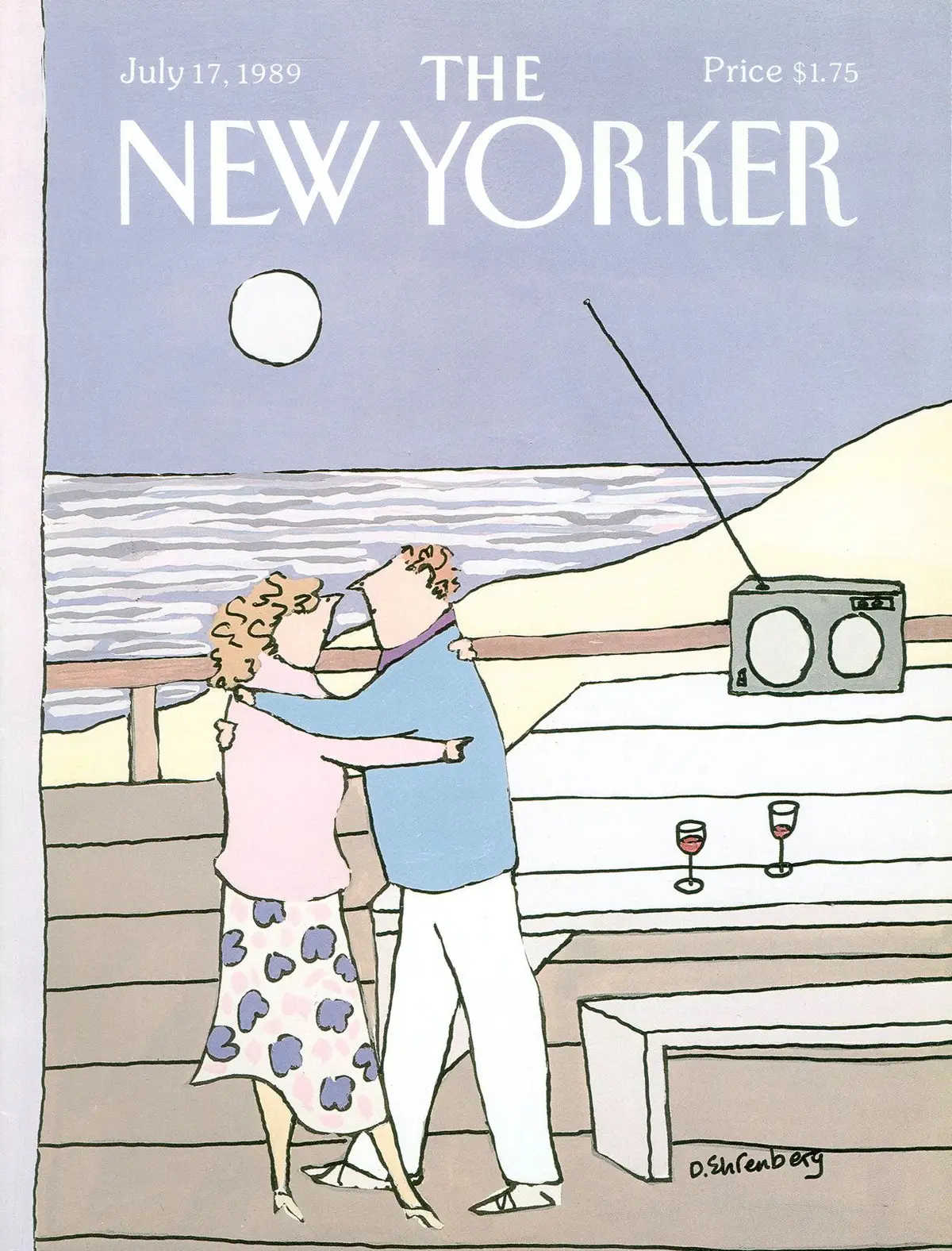 Обложка The New Yorker, 17 июля 1989, художник Девера Эренберг