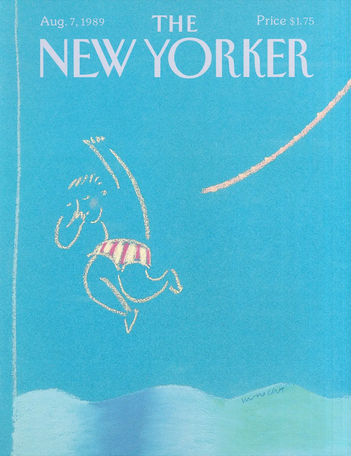 Обложка The New Yorker, 7 августа 1989, художник Мерл Нахт