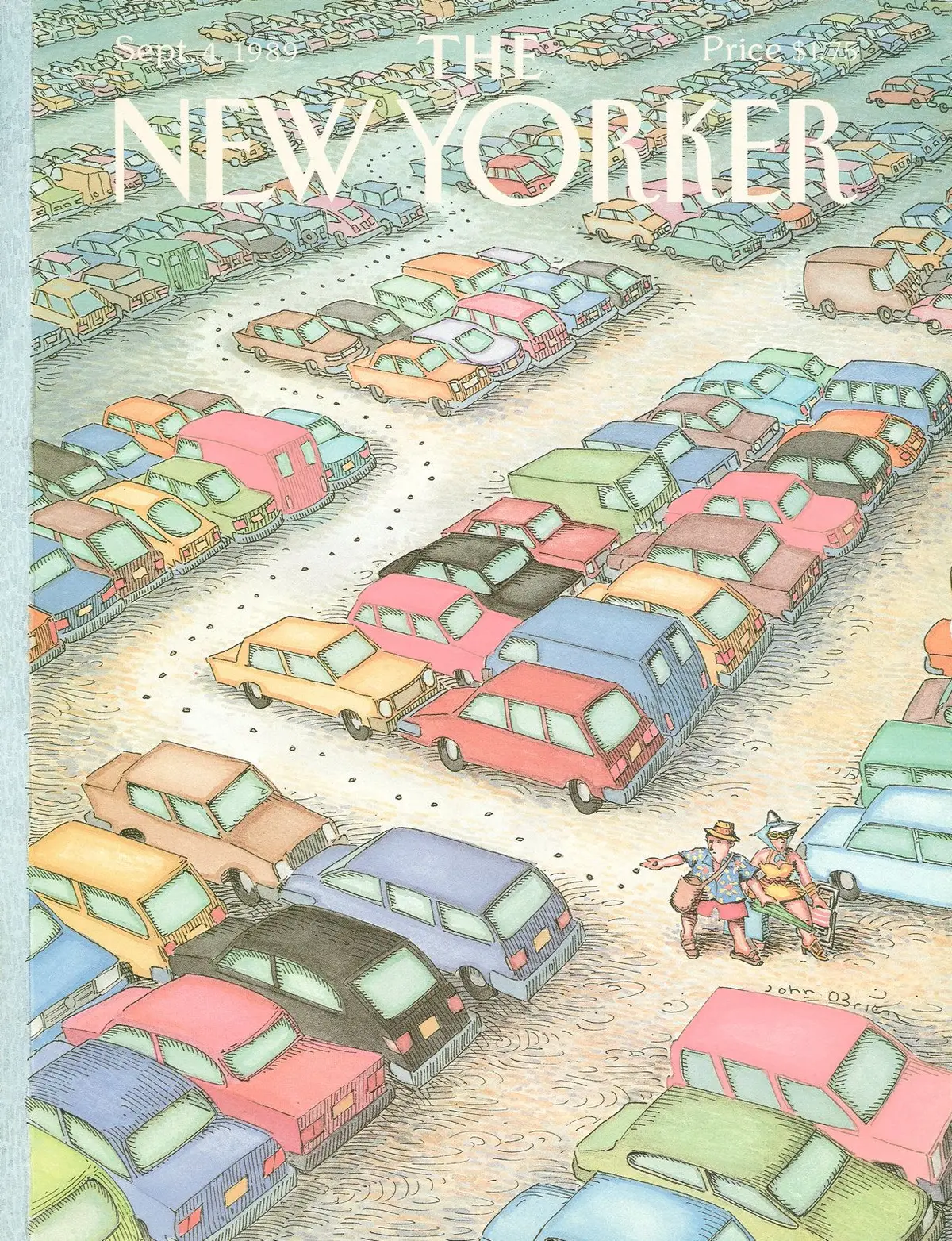 Обложка The New Yorker, 4 сентября 1989, художник Джон О’Брайен