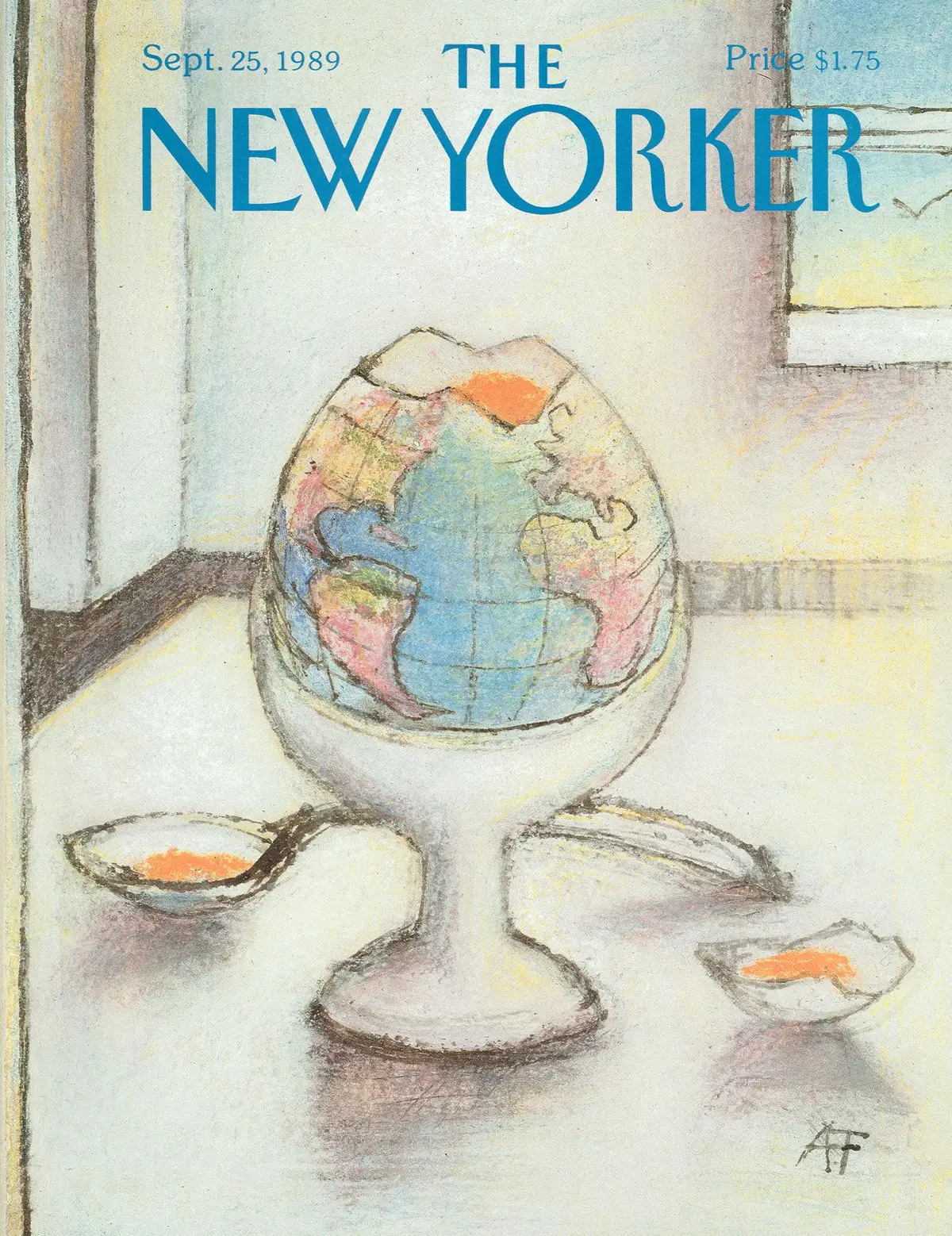 Обложка The New Yorker, 25 сентября 1989, художник Андре Франсуа