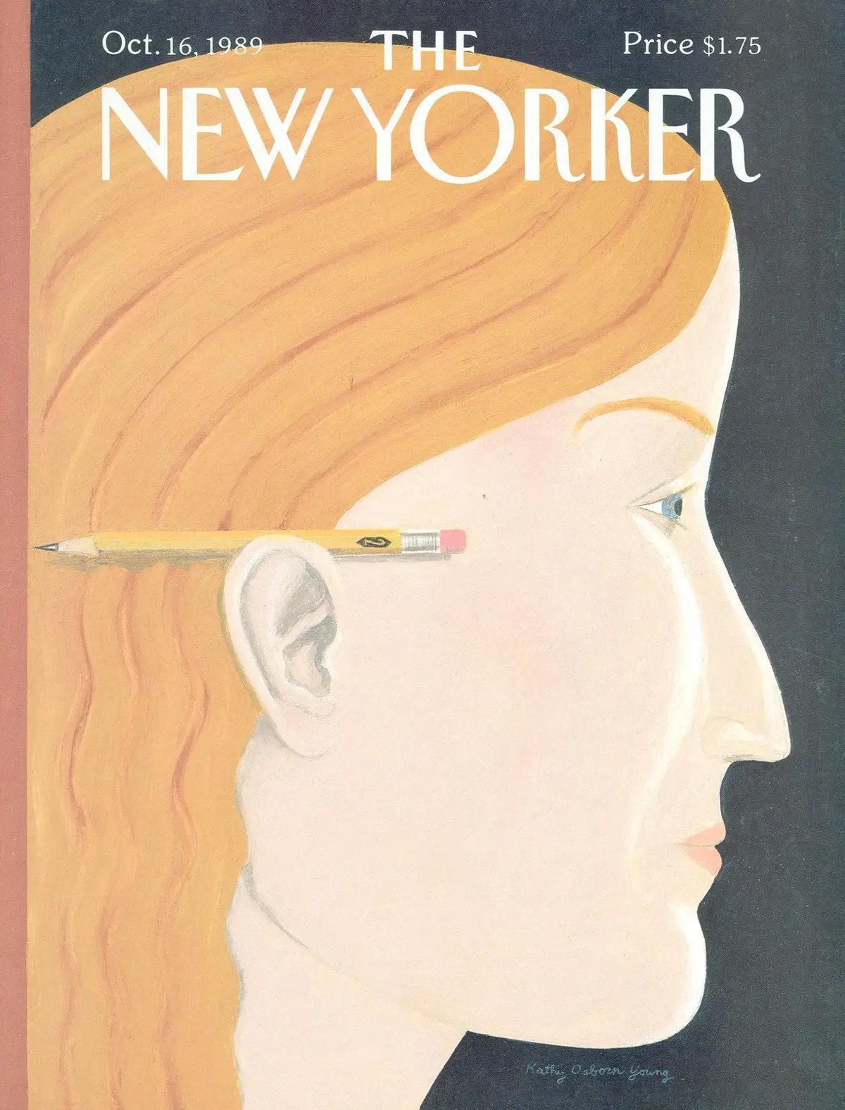 Обложка The New Yorker, 16 октября 1989, художник Кэти Осборн Янг