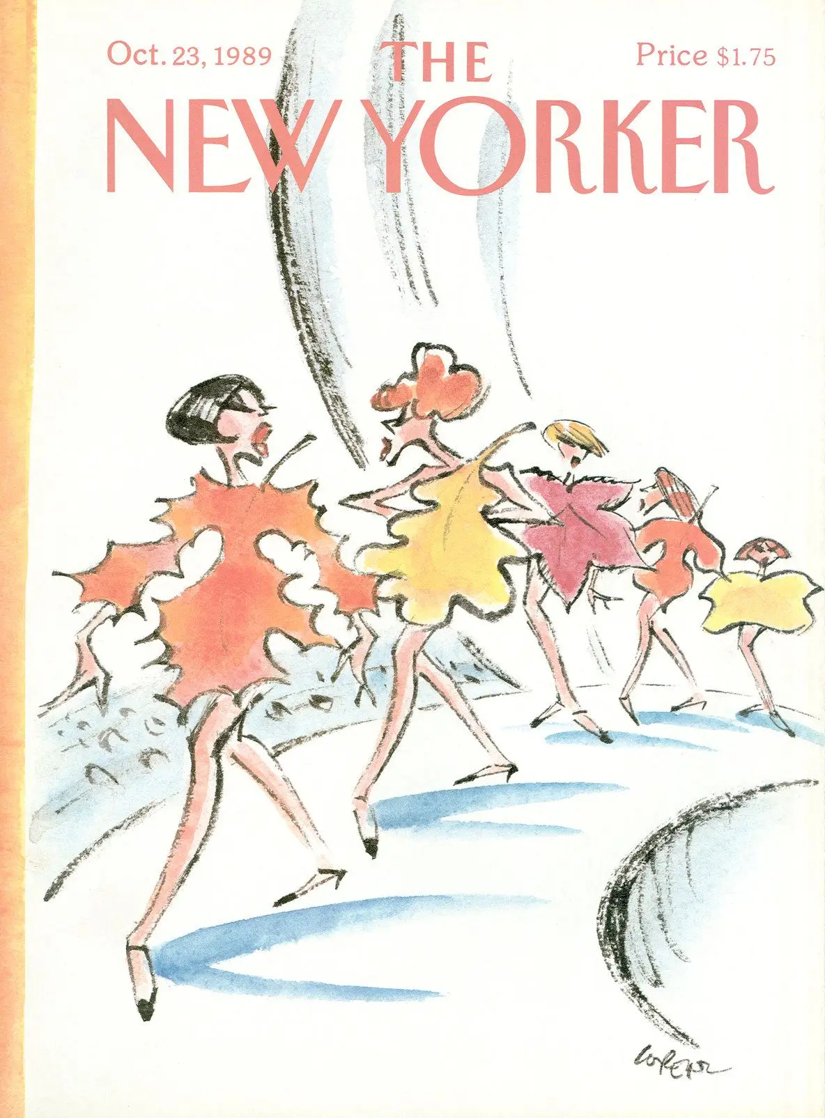 Обложка The New Yorker, 23 октября 1989, художник Ли Лоренц