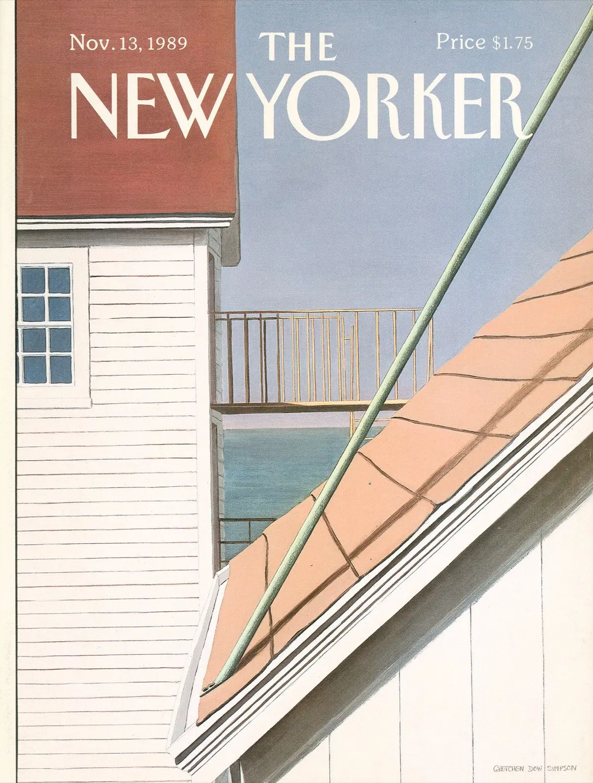 Обложка The New Yorker, 13 ноября 1989, художник Гретхен Доу Симпсон