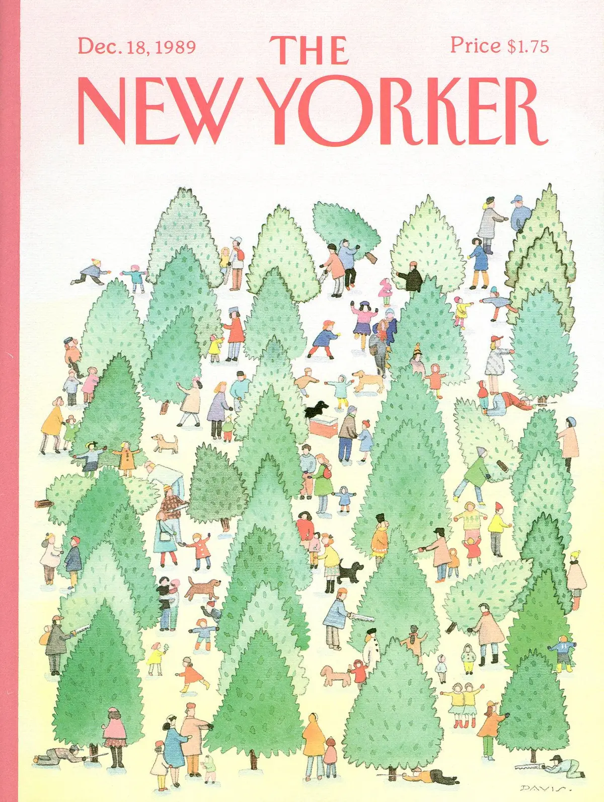 Обложка The New Yorker, 18 декабря 1989, художник Сьюзен Дэвис