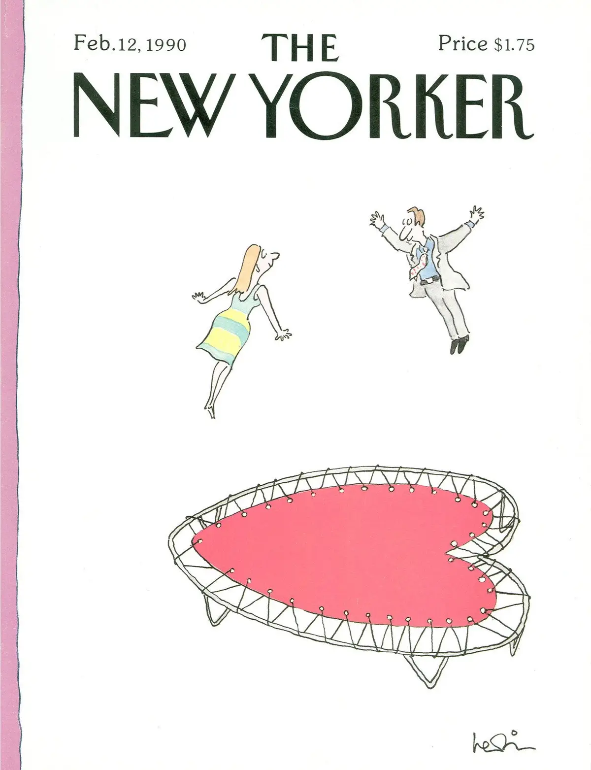 Обложка The New Yorker, 12 февраля 1990, художник Арни Левин