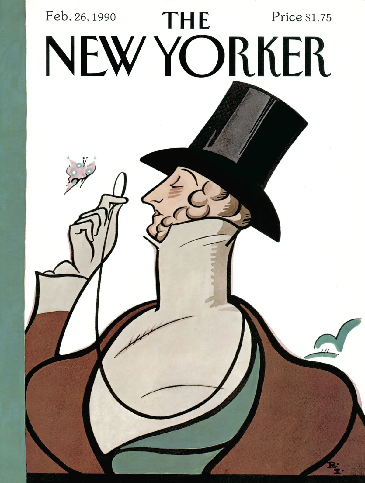 Обложка The New Yorker, 26 февраля 1990, художник Реа Ирвин