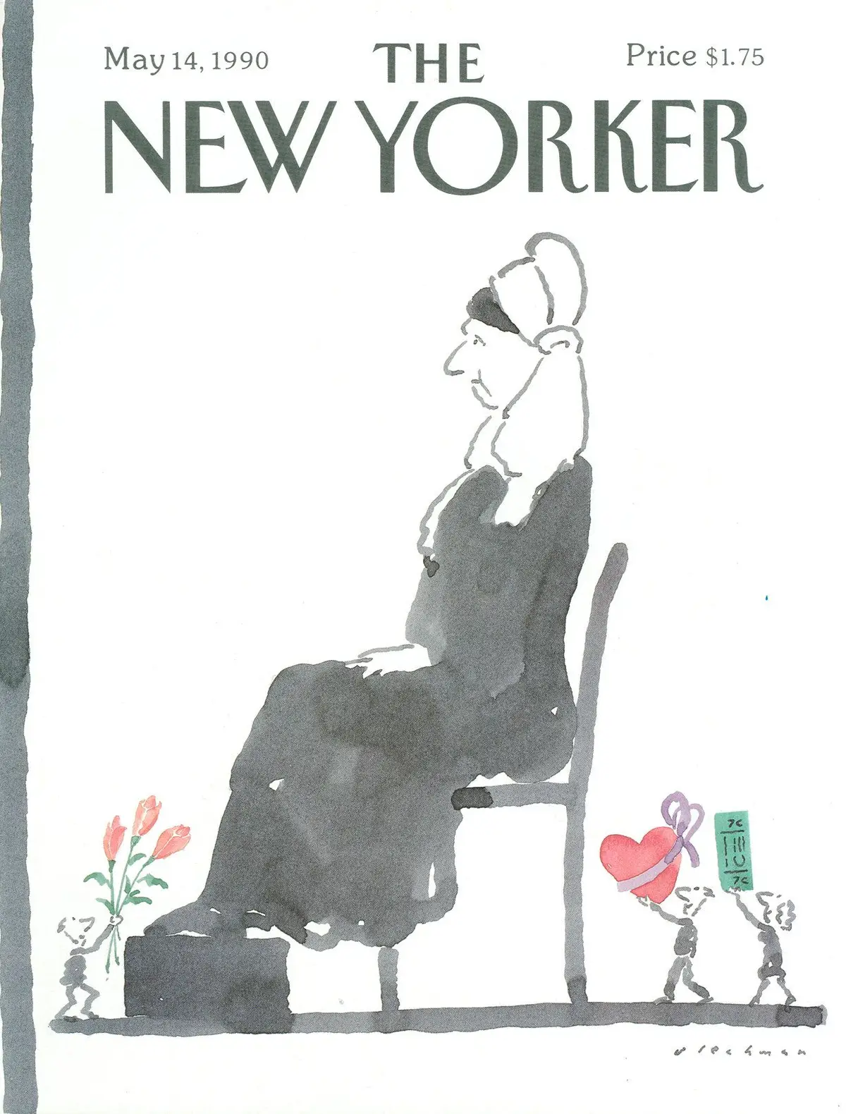 Обложка The New Yorker, 14 мая 1990, художник Р. О. Блекман