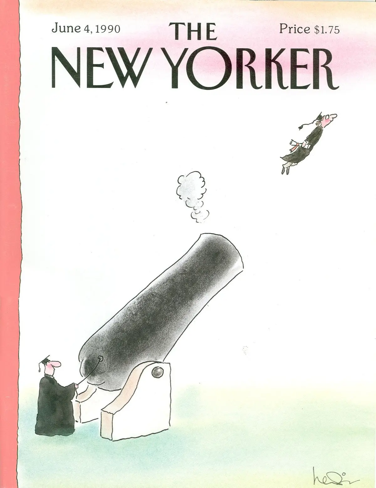 Обложка The New Yorker, 4 июня 1990, художник Арни Левин
